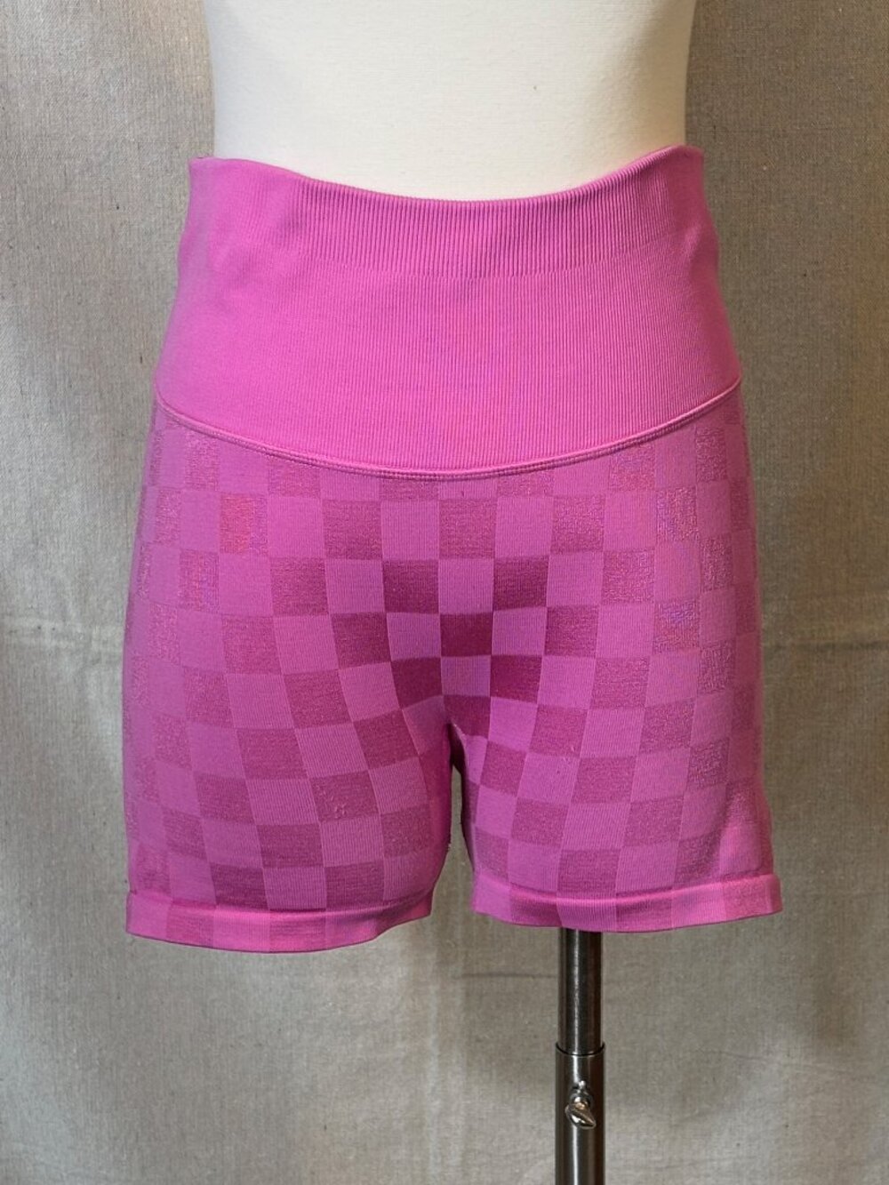 Target JoyLab Pink Checkerboard Bike Short M